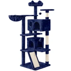 Yaheetech 57"H Plush Cat Tree Condo For Kittens/Small Cats -PawHut Sales Store GUEST c3b2284e 84d8 4041 b18c 0f3ae8e1ab69