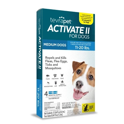 Tevra Pet Activate II Flea And Tick Treatment For Dogs - 4 Doses 5 Tevra Pet Activate II Flea And Tick Treatment For Dogs - 4 Doses - Image 5