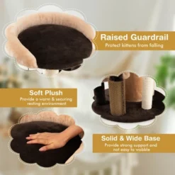 Costway 40'' Cat Tree Tower Multi-Level Activity Tree With 2-Tier Cat-Hole Condo -PawHut Sales Store GUEST c7af6d43 48bf 4a6b 999f 140283704e32