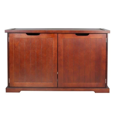 Merry Products Decorative Bench With Enclosed Cat Litter Washroom Box 1 Merry Products Decorative Bench With Enclosed Cat Litter Washroom Box