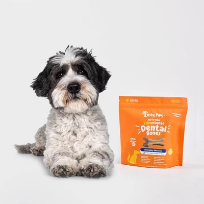 Zesty Paws Dental With Cinnamon Dog Treats - Medium/Regular - 12ct 4 Zesty Paws Dental With Cinnamon Dog Treats - Medium/Regular - 12ct - Image 4