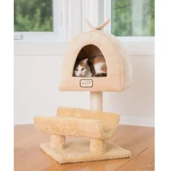 Armarkat X3007 Real Wood Cat Condo, Cat Scratching Post With Plush Condo, Cuddle -PawHut Sales Store GUEST cded373a 2f30 419e a070 d00e76c0b7bd