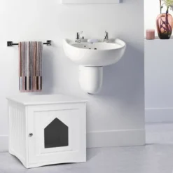 Tangkula Wooden Pet Cat House Litter Box Cat Washroom Nightstand Cat Storage Bench 14 Tangkula Wooden Pet Cat House Litter Box Cat Washroom Nightstand Cat Storage Bench -PawHut Sales Store GUEST cf28e6d6 a7f1 4556 9e33 4ce4de6408af