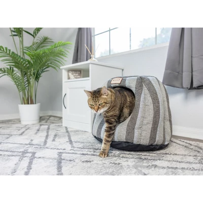 Armarkat Cat Cave Shape Bed With Anti- Slip Waterproof Base, Removable Cushion Mat, C30 Indoor Pet Bed 2 Armarkat Cat Cave Shape Bed With Anti- Slip Waterproof Base, Removable Cushion Mat, C30 Indoor Pet Bed - Image 2