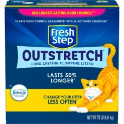 Fresh Step Outstretch Febreze Scented Cat Litter - 19lbs