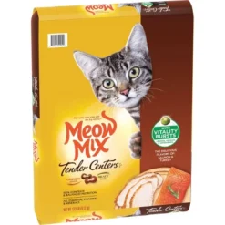 Meow Mix Tender Centers With Flavors Of Salmon & Turkey Adult Complete & Balanced Dry Cat Food - 13.5lbs -PawHut Sales Store GUEST d1ff8cb8 272a 4816 820a 49a1ebf645e4