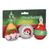 Elf: Holiday Plush Squeaker Buddy The Elf, Clausometer, And Ornament Ball Set - 3pc Toy Set