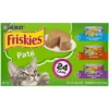 Purina Friskies Paté Wet Cat Food Fish, Tuna, Mixed Grill & Turkey - 5.5oz/24ct Variety Pack
