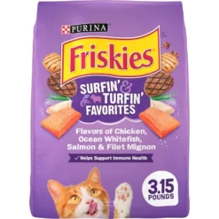 Purina Friskies Surfin&Turfin Favorites With Flavors Of Chicken, Whitefish, Salmon & Filet Adult Balanced Dry Cat Food -PawHut Sales Store GUEST d2a16aee d512 4585 8d0b 68d2e535f2a2