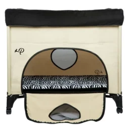 Petique Bedside Lounge 2 Level Foldable Wheeled Pet Bunk Bed & Cot W/ 2 Memory Foam Mattresses, Machine Washable Covers, & Travel Bag, Zebra Vibes 6 Petique Bedside Lounge 2 Level Foldable Wheeled Pet Bunk Bed & Cot W/ 2 Memory Foam Mattresses, Machine Washable Covers, & Travel Bag, Zebra Vibes -PawHut Sales Store GUEST d2a2e4ac c5c8 49d5 8a09 1bc73a85b3be