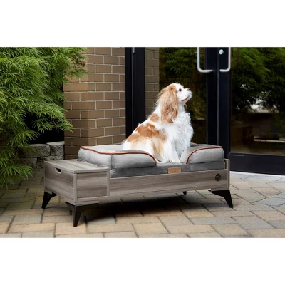 TailZzz Wyatt Wooden Pet Bed With Mattress Elevated Pet Bed Wooden Pet Bed With Storage Greenguard Gold Certified Wooden Pet Bed 6 TailZzz Wyatt Wooden Pet Bed With Mattress Elevated Pet Bed Wooden Pet Bed With Storage Greenguard Gold Certified Wooden Pet Bed - Image 6