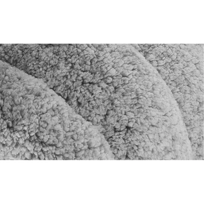 Sleepy Pet Slipper Covered Dog Bed - Silver 2 Sleepy Pet Slipper Covered Dog Bed - Silver - Image 2