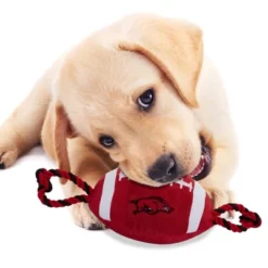 NCAA Arkansas Razorbacks Nylon Football Dog Toy -PawHut Sales Store GUEST d47afb21 04b3 4484 9a55 4d0b0936075b