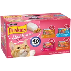 Purina Friskies Prime Filets Surfin' & Turfin' Favorites With Chicken,Tuna, Salmon, Fish And Beef Wet Cat Food - 5.5oz/40ct Variety Pack 8 Purina Friskies Prime Filets Surfin' & Turfin' Favorites With Chicken,Tuna, Salmon, Fish And Beef Wet Cat Food - 5.5oz/40ct Variety Pack -PawHut Sales Store GUEST d4951195 a6e2 430f a00e b33e2ff3848d