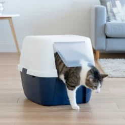 IRIS USA Hooded Cat Litter Box