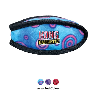 KONG Ballistic Football Dog Toy - Colors May Vary - L 1 KONG Ballistic Football Dog Toy - Colors May Vary - L