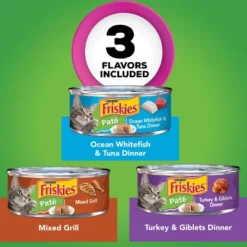Purina Friskies Paté Wet Cat Food Fish, Tuna, Mixed Grill & Turkey - 5.5oz/24ct Variety Pack 9 Purina Friskies Paté Wet Cat Food Fish, Tuna, Mixed Grill & Turkey - 5.5oz/24ct Variety Pack -PawHut Sales Store GUEST d83191d1 6d79 4ad4 800e 794339121785