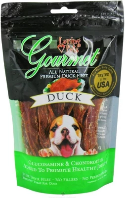 Loving Pets Gourmet Duck Jerky (3 Oz Pack) 1 Loving Pets Gourmet Duck Jerky (3 Oz Pack)