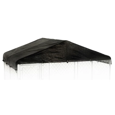 WeatherGuard 10' X 10' Outdoor Kennel Enclosure Waterproof Roof Cover (4 Pack) 1 WeatherGuard 10' X 10' Outdoor Kennel Enclosure Waterproof Roof Cover (4 Pack)