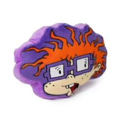 Buckle-Down Dog Toy Squeaker Plush - Rugrats Chuckie Face