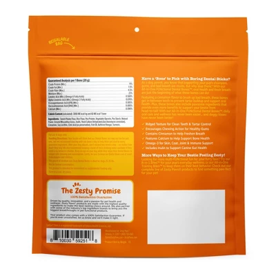 Zesty Paws Dental With Cinnamon Dog Treats - Medium/Regular - 12ct 1 Zesty Paws Dental With Cinnamon Dog Treats - Medium/Regular - 12ct