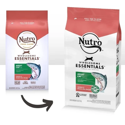 Nutro Wholesome Essentials Salmon & Brown Rice Recipe Adult Premium Dry Cat Food - 5lbs 2 Nutro Wholesome Essentials Salmon & Brown Rice Recipe Adult Premium Dry Cat Food - 5lbs - Image 2