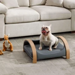 Lily Medium Size Scratch Resistant PU Cushion Cat Scratch Beds With Solid Wood Frame-Maison Boucle -PawHut Sales Store GUEST debc699a 9d6e 413a 96eb 6af7caad0a1d