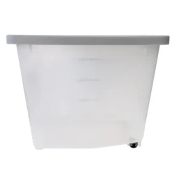 American Pet Supplies Plastic Food Container On Wheels