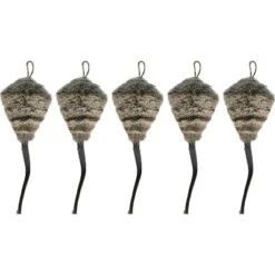 Go Cat Wand Toy Attachment, Cat Catcher Mice Refill, 5 Pack