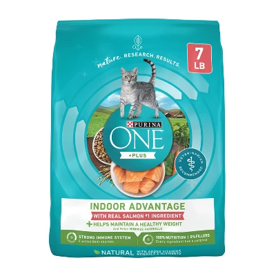 Purina ONE Indoor Advantage Real Salmon Dry Cat Food 7 Purina ONE Indoor Advantage Real Salmon Dry Cat Food - Image 7