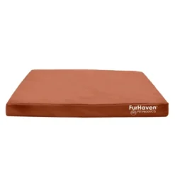 FurHaven Logo Indoor/Outdoor Deluxe Oxford Orthopedic Mattress Dog Bed