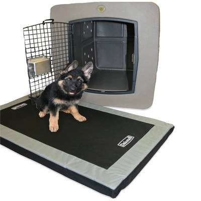 Dakota 283 Washable Portable Foam Cushioned Padded Indoor Dog Kennel Mat, Crate Cage Bed For Dogs And Pets, Black/Gray, X-Large 3 Dakota 283 Washable Portable Foam Cushioned Padded Indoor Dog Kennel Mat, Crate Cage Bed For Dogs And Pets, Black/Gray, X-Large - Image 3