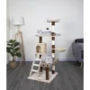 Go Pet Club 59" IQ Busy Box Cat Condo With Sisal Covered Scratching Posts SF065 - Beige