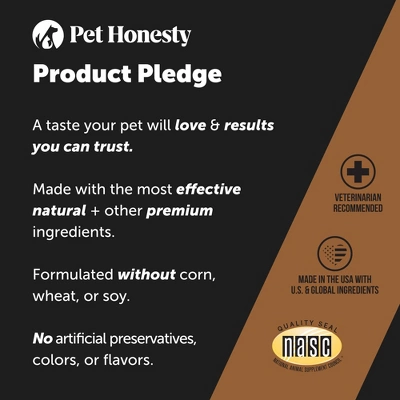 Pet Honesty Flea & Tick Support Supplement Soft Chews For Dogs - Hickory Bacon Flavor, 90 Ct 6 Pet Honesty Flea & Tick Support Supplement Soft Chews For Dogs - Hickory Bacon Flavor, 90 Ct - Image 6