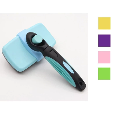 Link Worldwide Self Cleaning Dog And Cat Slicker Brush - Perfect For Grooming Tangled And Loose Hair 1 Link Worldwide Self Cleaning Dog And Cat Slicker Brush - Perfect For Grooming Tangled And Loose Hair