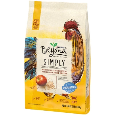 Purina Beyond White Meat Chicken & Whole Oat Meal Recipe Adult Premium Dry Cat Food 5 Purina Beyond White Meat Chicken & Whole Oat Meal Recipe Adult Premium Dry Cat Food - Image 5
