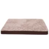 FurHaven Two-Tone Faux Fur & Suede Deluxe Cooling Gel Top Dog Bed