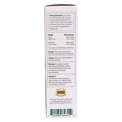 Bayer - Endurosyn Feline Oral Gel 15 Ml 1 Bayer - Endurosyn Feline Oral Gel 15 Ml