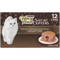 Purina Fancy Feast Savory Centers Paté Collection Gourmet With Chicken, Beef, Tuna, Salmon And Seafood Wet Cat Food - 3oz/12ct Variety Pack -PawHut Sales Store GUEST e84d340b fa8b 4dd7 beeb 75d125d843ed