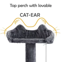 Yaheetech 57"H Plush Cat Tree Condo For Kittens/Small Cats -PawHut Sales Store GUEST e8732f32 1c9f 4771 bdb9 6cd8e05ebd2b