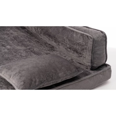 Precious Tails Modern Sofa Cat And Dog Bed - L - Gray 6 Precious Tails Modern Sofa Cat And Dog Bed - L - Gray - Image 6