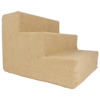 Precious Tails High Density Foam Steps Dog Stairs - Camel 4 Precious Tails High Density Foam Steps Dog Stairs - Camel - Image 4