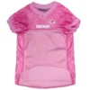 NFL Green Bay Packers Pets First Pink Pet Football Jersey - XS