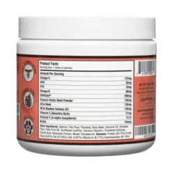 Natural Dog Company Skin & Coat Supplement - Salmon/Peas - 90ct