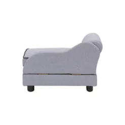 Teamson Pets Luxurious Upholstered Ivan Chaise Lounge Sofa Dog Bed With Removable Cushion And Underneath Storage For Cats & Extra-Small Dogs, Gray 15 Teamson Pets Luxurious Upholstered Ivan Chaise Lounge Sofa Dog Bed With Removable Cushion And Underneath Storage For Cats & Extra-Small Dogs, Gray -PawHut Sales Store GUEST effdf35d 14ed 49ba b1c9 871b17918282
