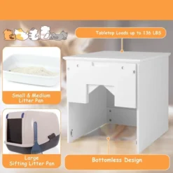 Tangkula Cat Litter Box Enclosure W/ Flip Magnetic Half Door Hidden Litter Box Enclosure 12 Tangkula Cat Litter Box Enclosure W/ Flip Magnetic Half Door Hidden Litter Box Enclosure -PawHut Sales Store GUEST f0a22bdf d7f1 4080 b41b c39d084ef6e9