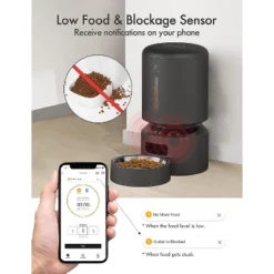 PETLIBRO Automatic Cat Feeder, 5G WiFi Pet Feeder With APP Control For Pet Dry Food, Low Food & Blockage Sensor For Cat & Dog -PawHut Sales Store GUEST f0f79425 b625 4342 ae61 faf9bca77626