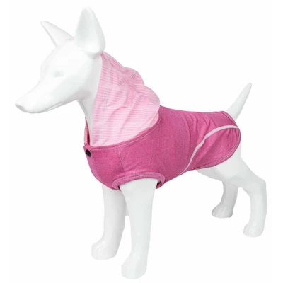 Pet Life Active Pull-Rover Premium 4-Way Stretch Two-Toned Sleeveless Hoodie Dog And Cat T-Shirt - Pink 7 Pet Life Active Pull-Rover Premium 4-Way Stretch Two-Toned Sleeveless Hoodie Dog And Cat T-Shirt - Pink - Image 7