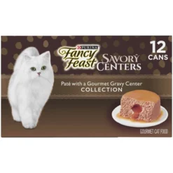 Purina Fancy Feast Savory Centers Paté Collection Gourmet With Chicken, Beef, Tuna, Salmon And Seafood Wet Cat Food - 3oz/12ct Variety Pack -PawHut Sales Store GUEST f23a2768 0c8c 4c06 bf03 001a32a52268
