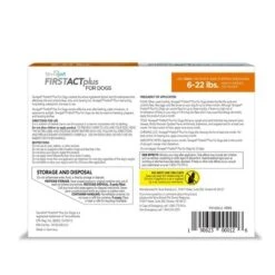 Tevra Pet FirstAct Plus Flea And Tick Treatment For Dogs - 3 Doses
